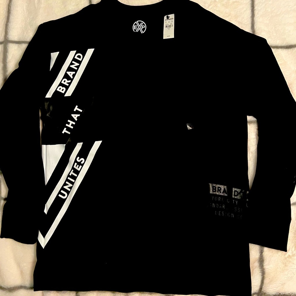 NWT Express Men’s Long Sleeve Shirt - Picture 1 of 4
